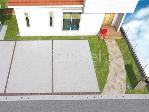 玄関アプローチ