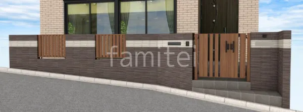 玄関門扉 目隠し塀