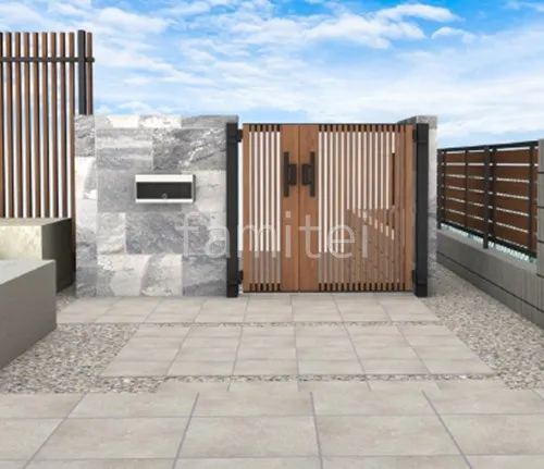 玄関アプローチ