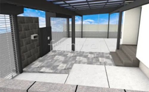 玄関アプローチ