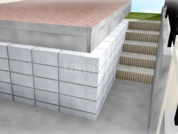 化粧ブロック　ステップ