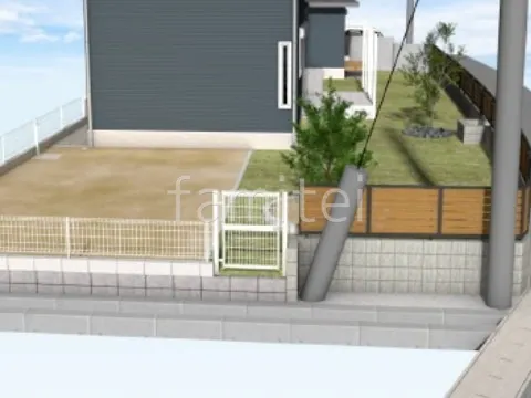 門扉　メッシュフェンス