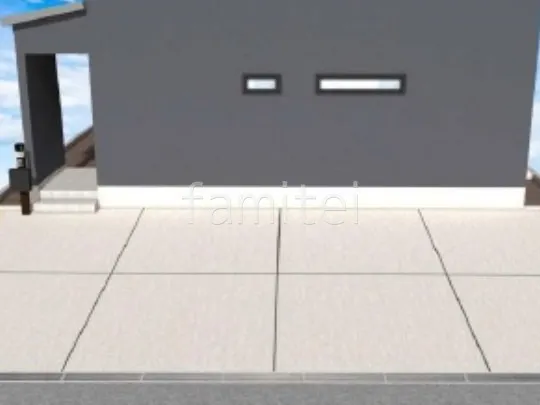 駐車場　土間コンクリート