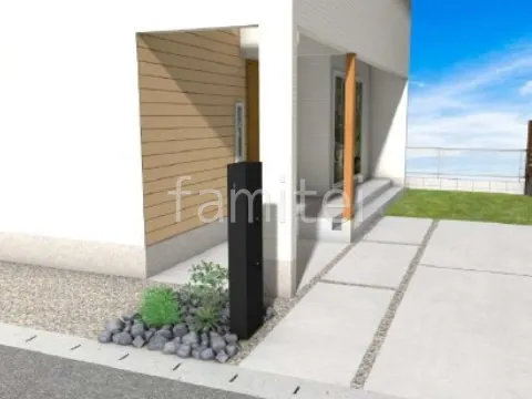 ロックガーデン　機能門柱