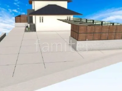 目隠しフェンス 多段