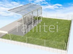 人工芝　メッシュフェンス