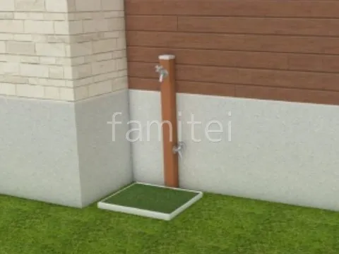 立水栓　人工芝