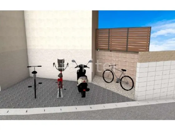 化粧ブロック　目隠しフェンス