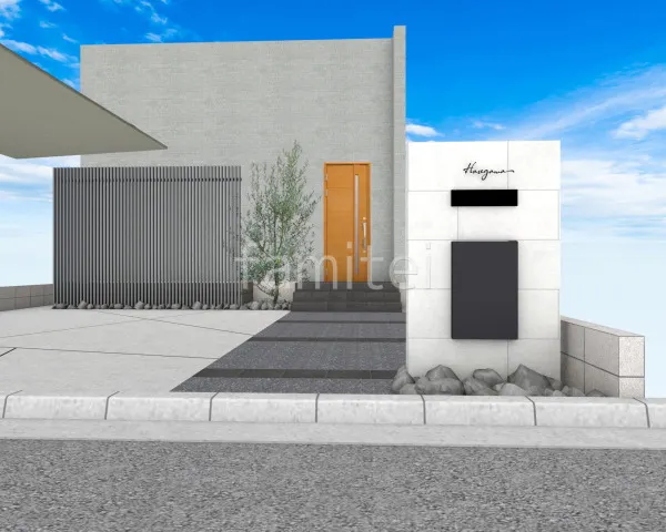 門柱 ロックガーデン