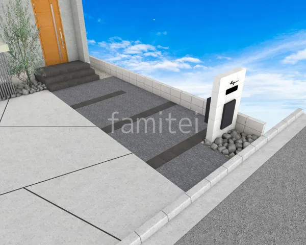 玄関アプローチ