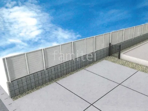 化粧ブロック　目隠しフェンス