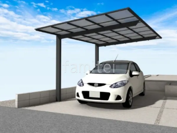 1台用カーポート　土間コンクリート