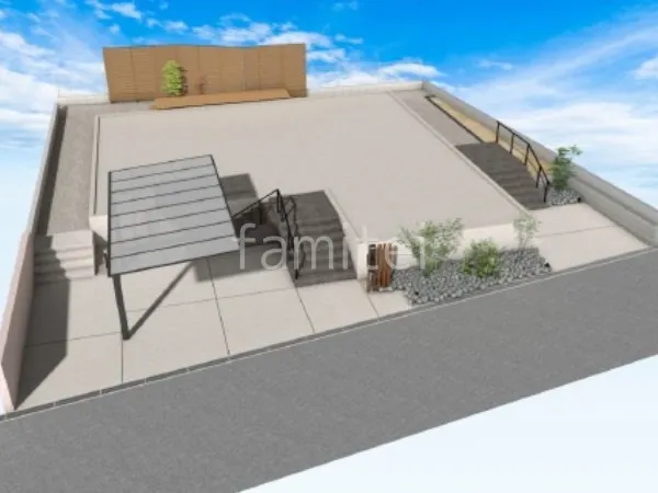 土間コンクリート　伸縮目地