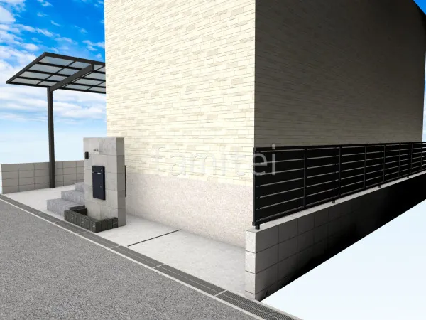 門柱 目隠しフェンス