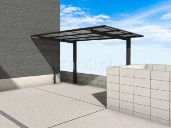 サイクルポート　立水栓