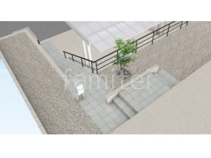 手すり　ロックガーデン　シンボルツリー