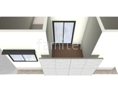 ウッドデッキ　目隠しスクリーン