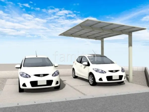 1台用カーポート　土間コンクリート