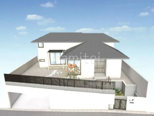 化粧ブロック　目隠しフェンス