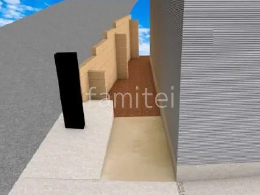 防草シート敷き