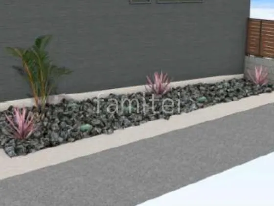 ロックガーデン　シンボルツリー　下草