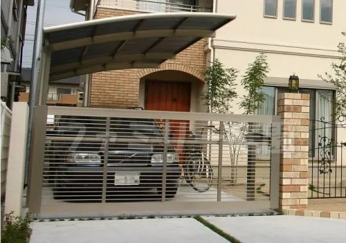 車庫　カーゲート　カーポート1台