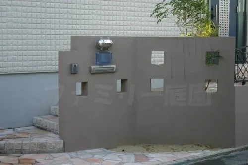 門柱　埋め込み式口金