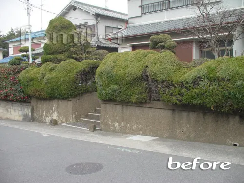 リフォーム外構工事　施工前