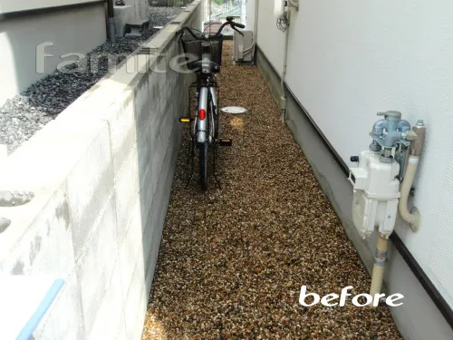 門扉取り付け前