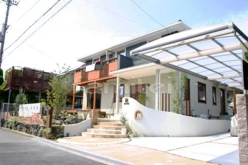 新築外構　オープン 南欧風