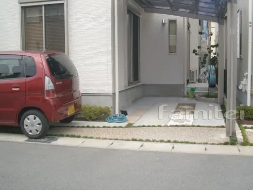 芝生撤去やりかえ　施工後