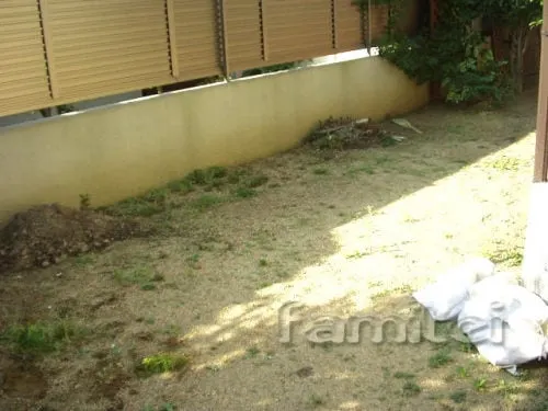 芝生張り施工前