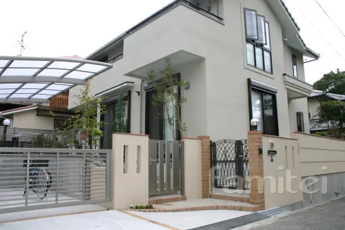 洋風外構　カーポート1台用