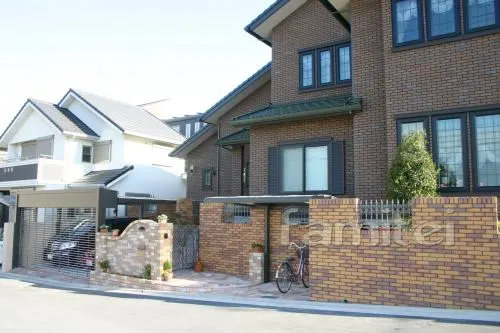 防犯性の高いクローズ外構