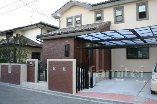 カーポート　TOEXキューブポート2台