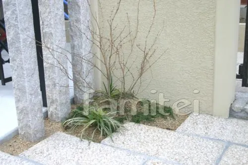 ポイント花壇　坪庭