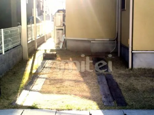 車庫リフォーム前