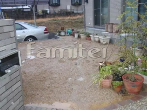 庭リフォーム前