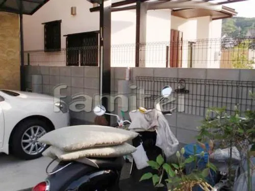 目隠し境界ブロック塀