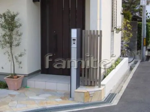 リフォーム門まわり　植栽撤去