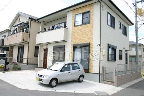 オープン外構　角地