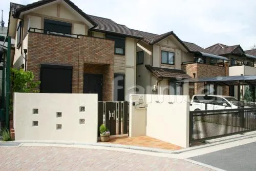 洋風リフォーム外構　レンガ塀撤去