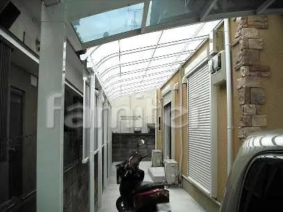 新日軽　ファインテラス屋根1F　土間　目隠しパネル