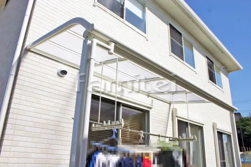 レギュラーテラス屋根1F　ベランダ物干し