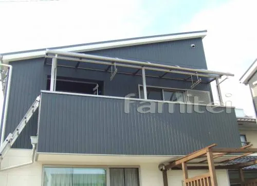 ベランダ物干　レギュラーテラス屋根2F
