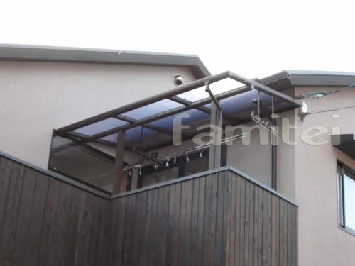 ベランダ屋根　YKK　ヴェクターテラス屋根2F