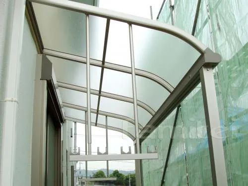 テラス屋根　YKKヴェクター(ベクター)テラス屋根1F　竿掛け