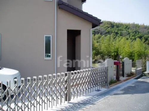 【伸縮門扉ゲート】(TOEX)アルピタ両開き