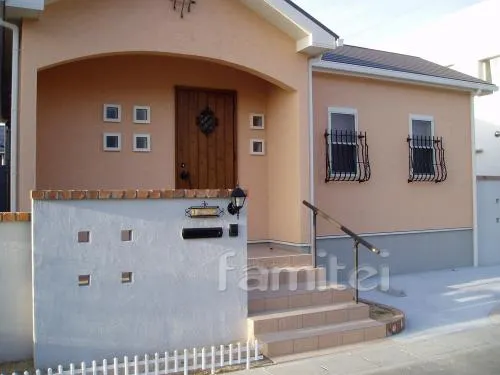 美ブロ南欧風門柱　