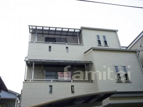 ベランダ物干し レギュラーテラス屋根2階 三協メニーウェルテラス屋根3階